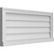 Ekena Millwork Vertical Surface Mount PVC Gable Vent w/ 2"W x 2"H , Brickmould Sill Frame, 36"W x 16"H GVPVE36X1603SN - alternate 3
